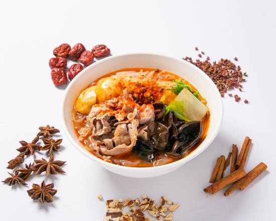 （赤）豚バラ麻辣湯