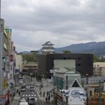 小田原駅方面から見える小田原城